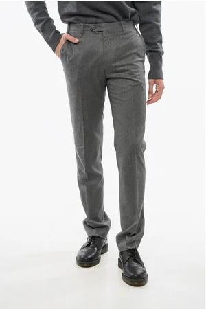 corneliani Regular Fit LEADER Wool Pants