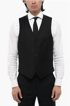 corneliani TREND Virgin Wool Waistcoat with Back Adjuster