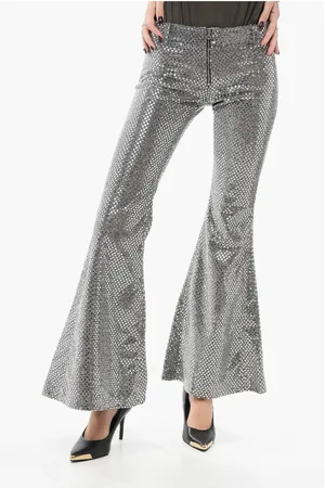 ERL Sequined Boot Cut Pants