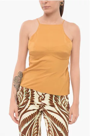 Calvin Klein Satin Halterneck Top