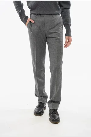 corneliani Regular Fit LEADER Wool Pants