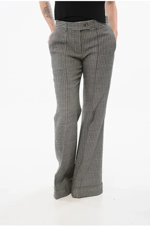 Acne Studios Wide-leg Pants with Turn-up Hems