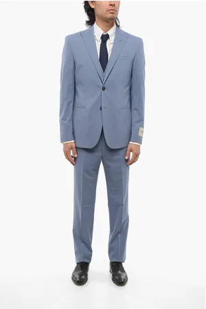 corneliani CC COLLECTION 3-Piece REFINED Suit with Peak Lapel