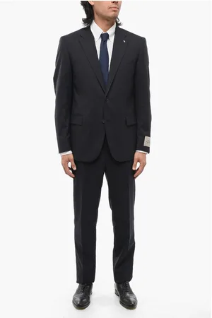 corneliani CC COLLECTION Virgin Wool RIGHT Suit with Notch Lapel