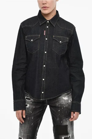 Dsquared2 Denim Shirt with Double Breast Pockets