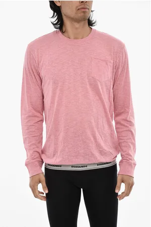 Dsquared2 Long Sleeve Underwear Crew-neck T-shirt with Breast Pocket
