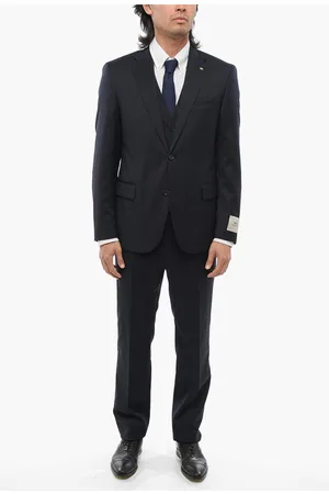 corneliani CC COLLECTION 3-Piece RIGHT Virgin Wool Suit