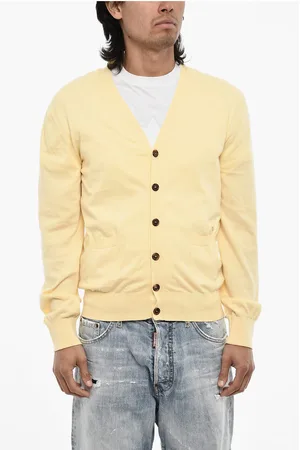Dsquared2 V-Neck Lightweight Cardigan with Breast Pocket