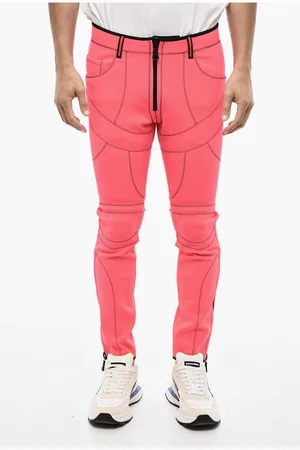 Dsquared2 Visible Stitching Slim Fit Nylon Pants