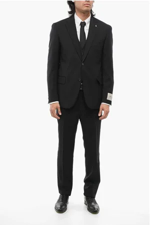 corneliani CC COLLECTION 3-Piece RIGHT Virgin Wool Suit