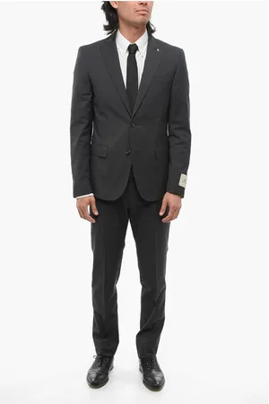 corneliani CC COLLECTION Virgin Wool RESET Suit with Flap Pockets