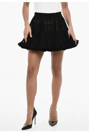 Dsquared2 Sheer Flared Miniskirt
