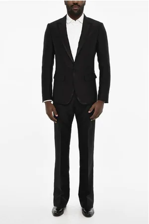 Dsquared2 Wool and silk side vents 1-button suit