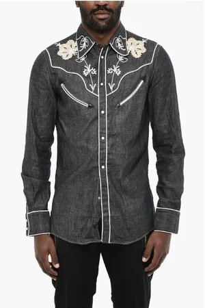 Dsquared2 Rhinestone Denim Shirt