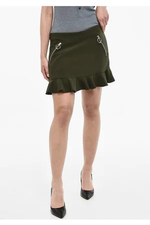 Dsquared2 Mid Rise Skirt With Ruffles