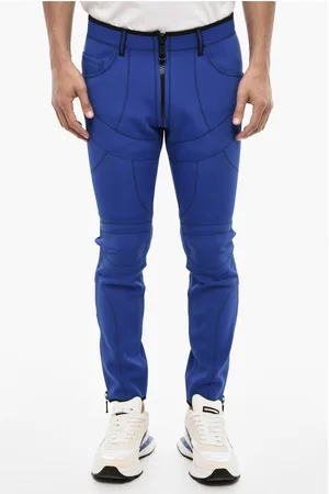Dsquared2 Visible Stitching Slim Fit Nylon Pants