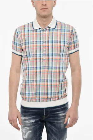 Dsquared2 Checked Shirt With Knitted Details