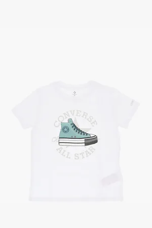 Converse ALL STAR CHUCK TAYLOR Front Printed Crew-neck T-Shirt
