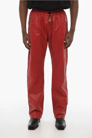 Dsquared2 Drawstring Waist 2 Pockets Leather Pants