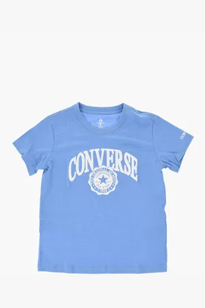 Converse ALL STAR CHUCK TAYLOR Soli d Color Crew-neck T-shirt with Em