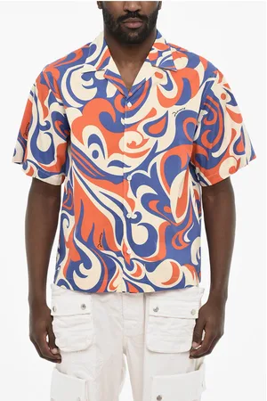 Dsquared2 Short Sleeve Tricolor Printed Shirt