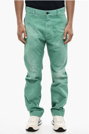 Dsquared2 Vintage Effect Chino Pants with Patch Pockets