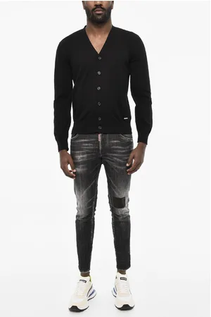 Dsquared2 Double Pockets V-neck Cardigan