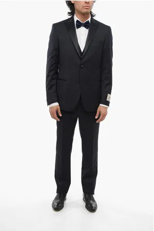 corneliani CC COLLECTION Satin Peak Lapel RIGHT Ceremony Suit