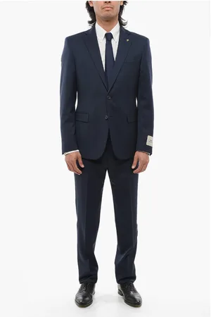 corneliani CC COLLECTION Virgin Wool REFINED Suit with Flap Pockets