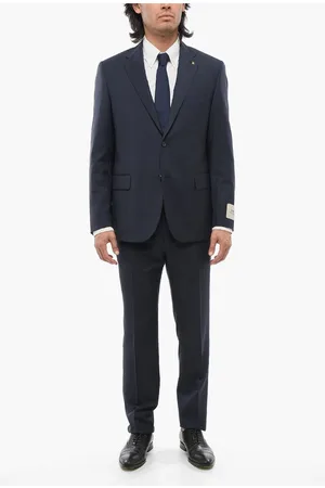 corneliani CC COLLECTION Virgin Wool RIGHT Suit with Side Splits