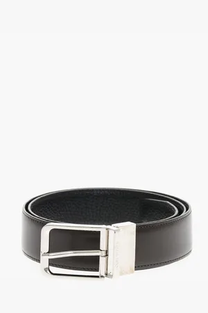 corneliani Leather Two-toned Reversible Belt
