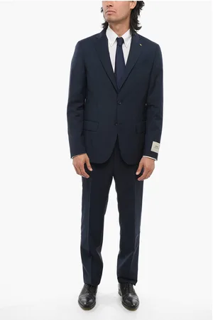 corneliani CC COLLECTION District Check RIGHT Virgin Wool Suit