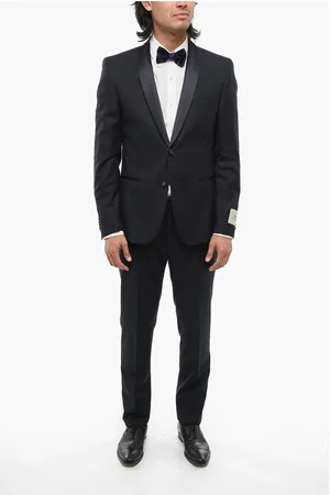 corneliani CC COLLECTION 2-Piece RESET Suit with Satin Shawl Lapel