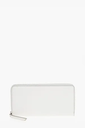 Maison Margiela MM11 Textured Leather Wallet with Zipped Closure