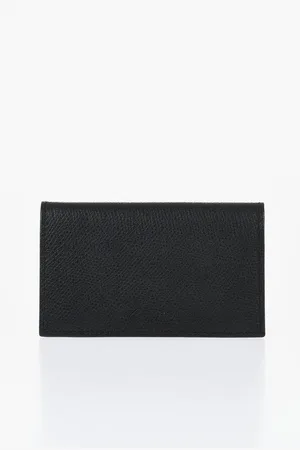 corneliani Saffiano Leather Bifold Card Holder