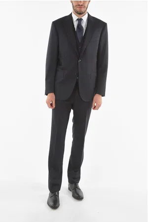 corneliani 3-Piece LEADER Flap Pocket Suit