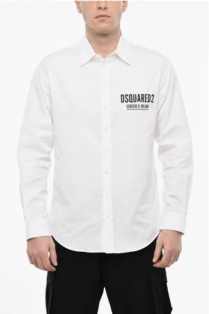 Dsquared2 Long Sleeved Shirt With Printed Logo
