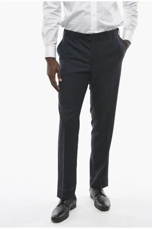 corneliani Virgin Wool MANTUA Pants with Pleat