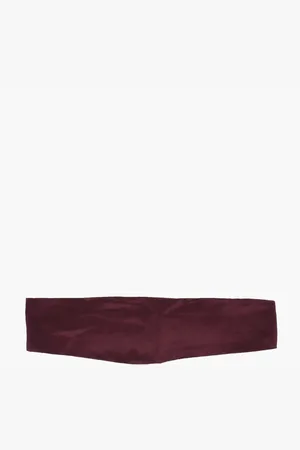 corneliani Solid Color Silk Sash Belt
