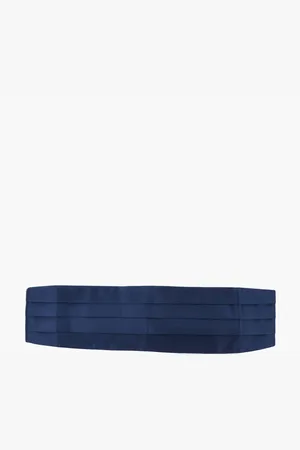 corneliani Solid Color Silk Sash Belt