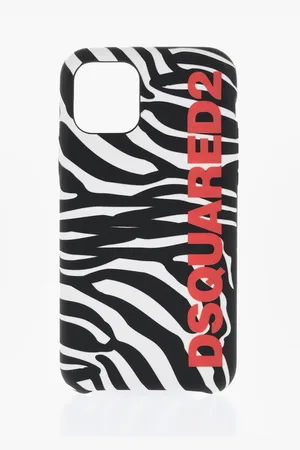 Dsquared2 Animal Patterned Iphone 11 PRO Case with Contrasting Logo