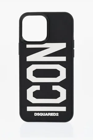 Dsquared2 Solid Color Iphone 13 PRO MAX Case with Contrasting Logo