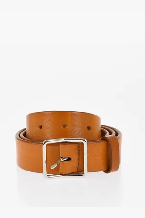 Dsquared2 Solid Color Leather Belt 30mm