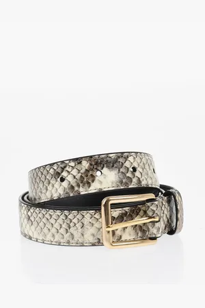 Dsquared2 Python Effect Leather Belt 25mm