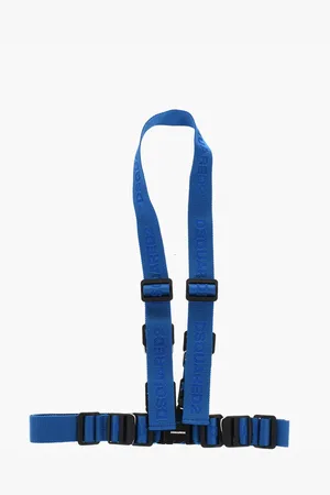 Dsquared2 Logoed Fabric Harness Belt with Metal Details 40mm