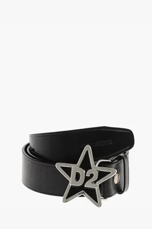 Dsquared2 Leather D2 STAR Belt 40mm