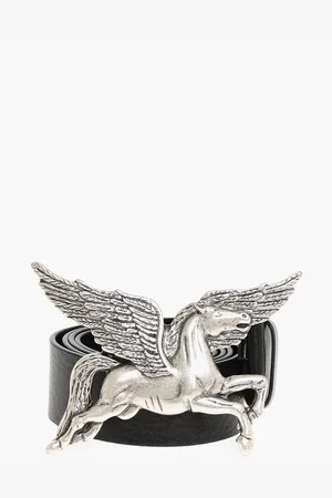 Dsquared2 Vintage Effect Leather Maxi Belt 40mm