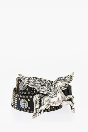 Dsquared2 Studded Leather Belt 50mm