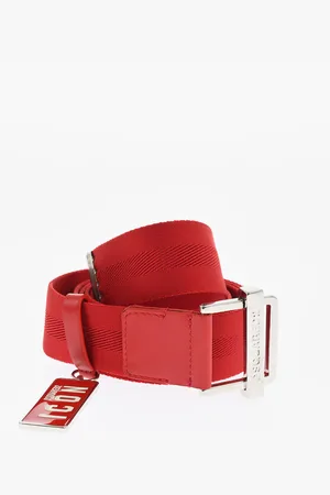 Dsquared2 Solid Color Fabric Belt 40mm