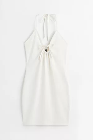 H&M Women Halter Dresses - Tie-detail Halterneck Dress